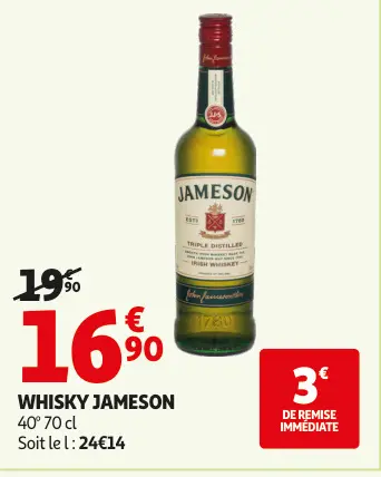 Offre: Whisky Jameson