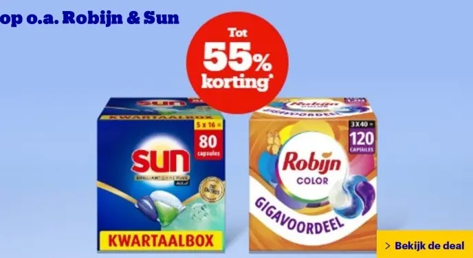 Aanbieding: Robijn & Sun