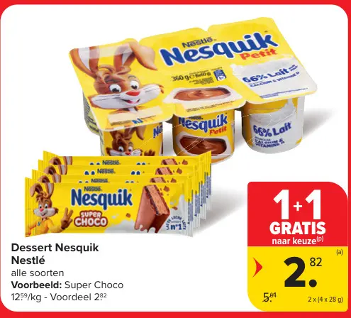Promotie: Dessert Nesquik