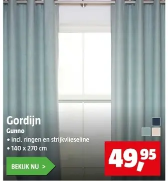 Aanbieding: Gordijn Gunno