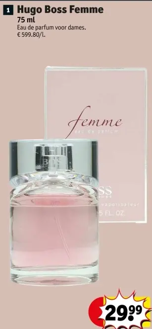 Promotie: Femme Eau de parfum