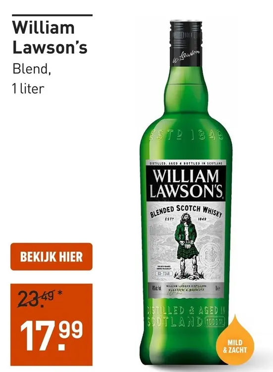 Aanbieding: William Lawson's