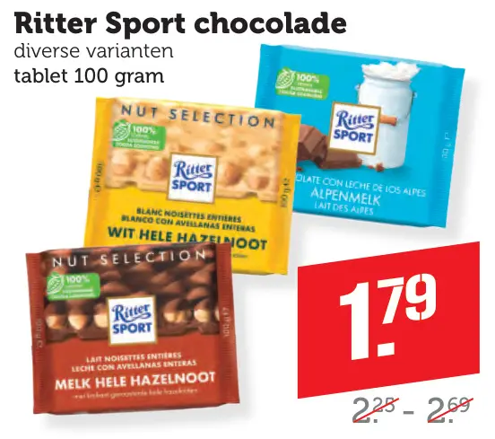 Aanbieding: chocolade