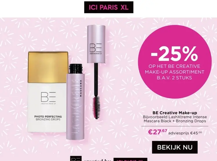 Aanbieding: LashXtreme Intense Mascara Black + Bronzing Drops