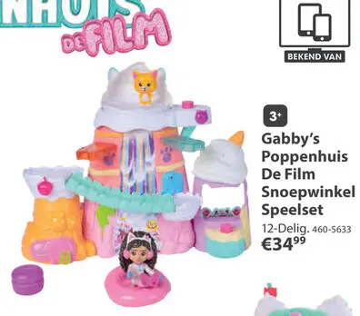 Aanbieding: Gabby's Poppenhuis The Movie Snoepwinkel