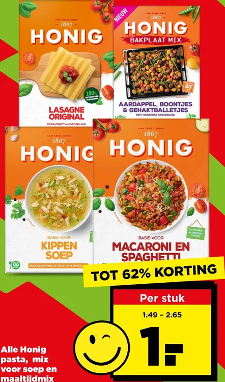 Aanbieding: Pasta, mix voor soep en maaltijdmix