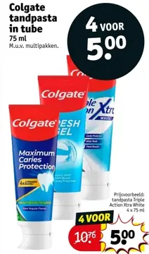 Aanbieding: Colgate tandpasta in tube