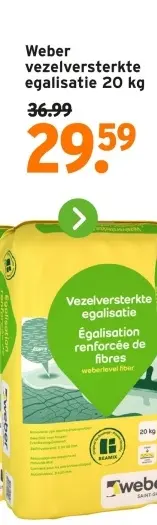 Aanbieding: vezelversterkte egalisatie