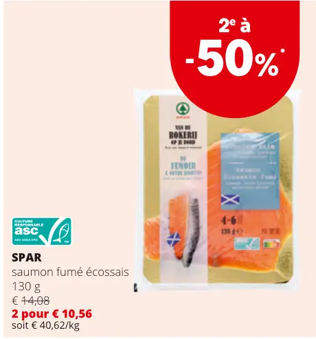 Offre: saumon fumé écossais