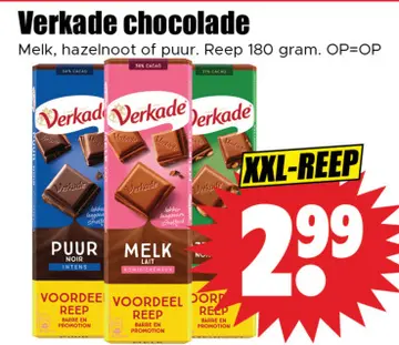 Aanbieding: Verkade chocolade