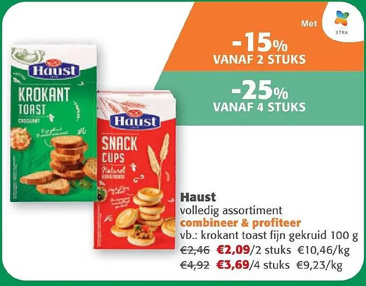 Promotie: Krokant Toast Fijn Gekruid