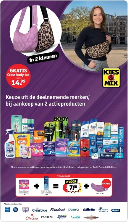 Promotie: Cross body tas