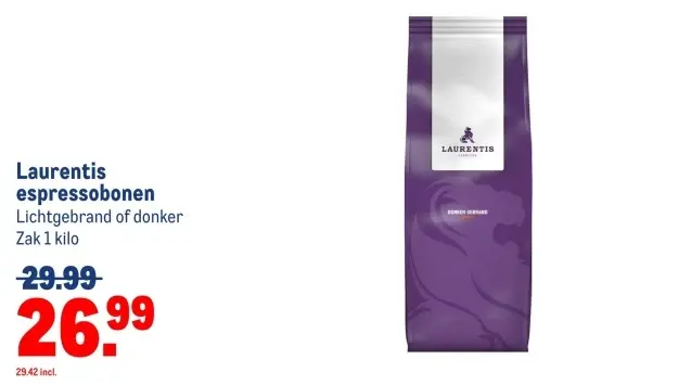 Aanbieding: espressobonen