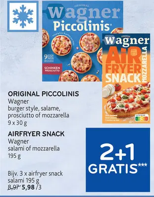 Promotie: Original piccolinis / airfryer snack