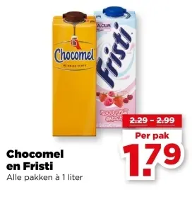 Aanbieding: Chocomel en Fristi