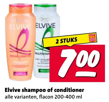 Aanbieding: Elvive shampoo of conditioner
