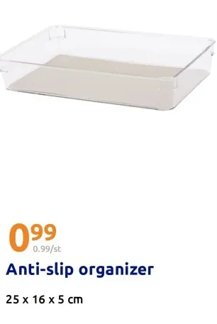 Promotie: Anti-slip organizer