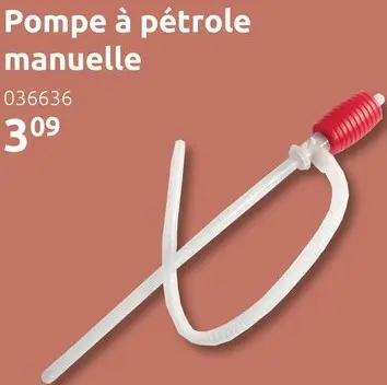 Offre: Pompe à pétrole manuelle