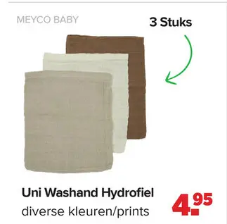 Aanbieding: Uni Washand Hydrofiel