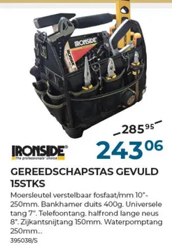 Aanbieding: Gereedschapstas gevuld