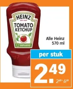 Aanbieding: Alle Heinz
