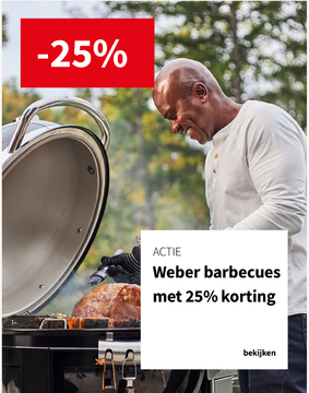 Aanbieding: Weber barbecues
