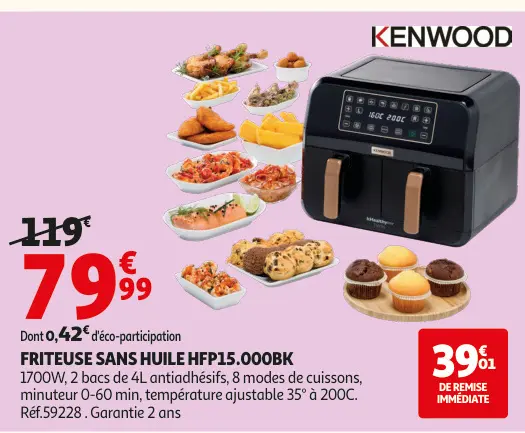 Offre: Friteuse sans huile hfp15.000bk