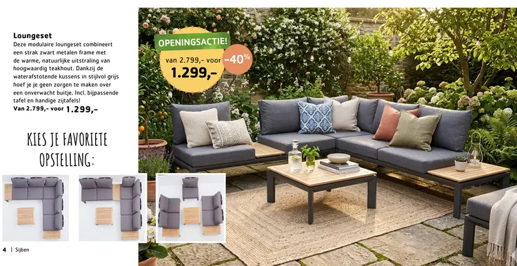 Promotie: Loungeset