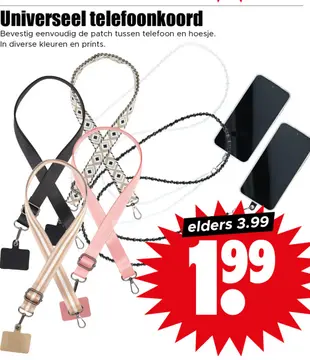 Aanbieding: Universeel telefoonkoord