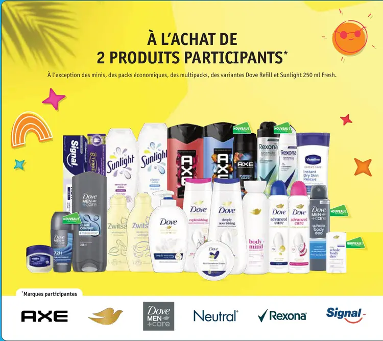 Offre: Hygiene Products + gratuit Livre d'activités pour l'été
