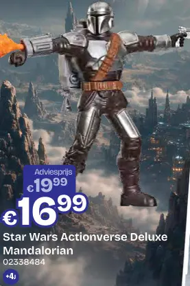Promotie: Actionverse Deluxe Mandalorian