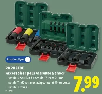 Offre: Accessoires pour visseuse à chocs