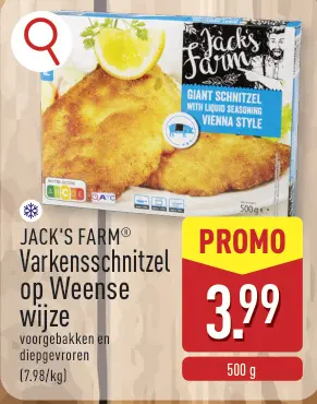Promotie: Varkensschnitzel op Weense wijze