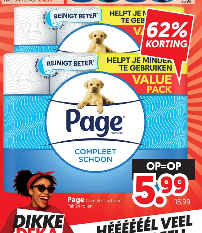Aanbieding: Page toiletpapier