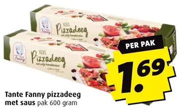 Aanbieding: Tante Fanny pizzadeeg met saus