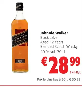 Offre: Johnnie Walker 