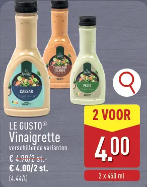 Promotie: Vinaigrette
