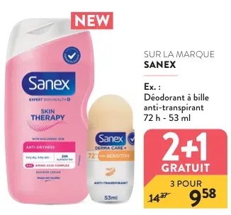 Offre: Déodorant à bille anti-transpirant