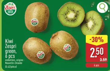 Offre: Kiwi Zespri green