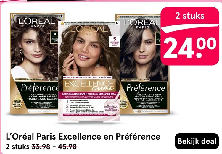 Aanbieding: Excellence en Préférence