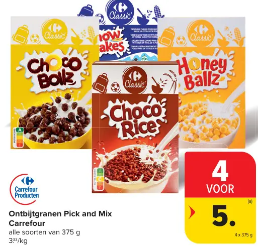 Promotie: Ontbijtgranen Pick and Mix