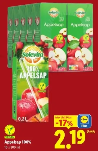 Aanbieding: Appelsap