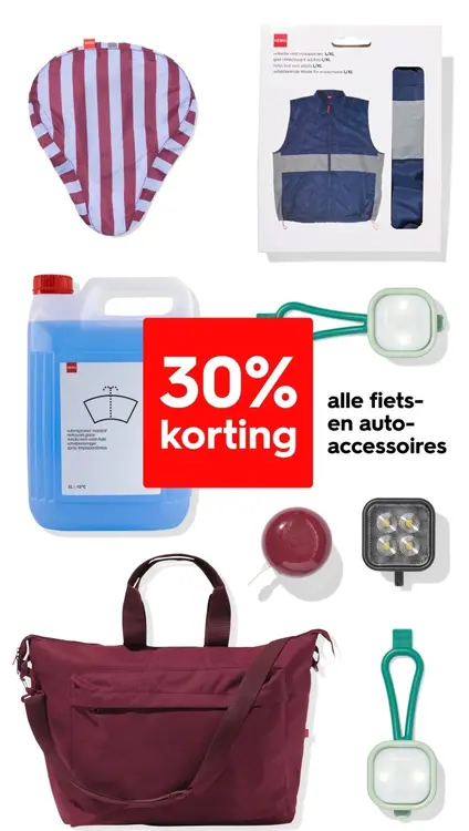 Aanbieding: Fiets- en auto-accessoires