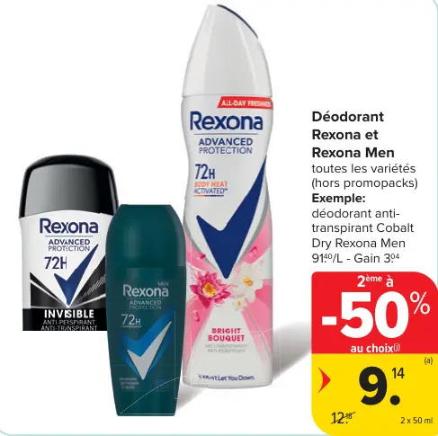 Offre: Déodorant