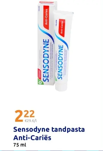 Promotie: Sensodyne tandpasta Anti-Cariës