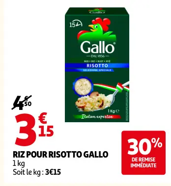 Promotie: Riz pour risotto