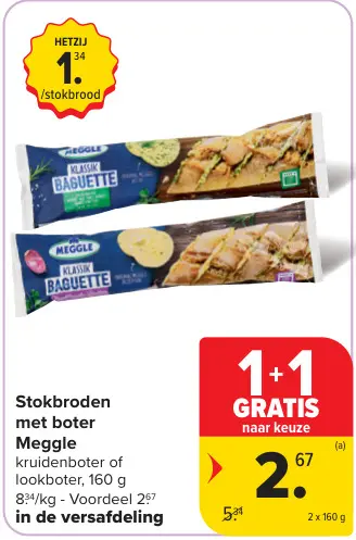 Promotie: Stokbroden met boter
