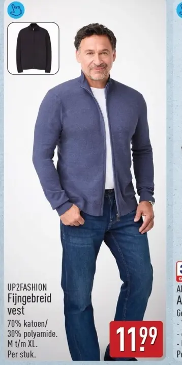 Aanbieding: Fijngebreid vest