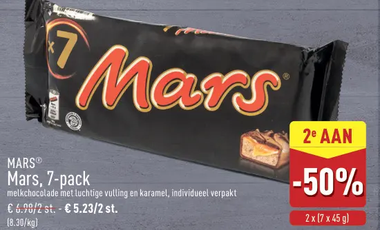 Promotie: Mars, 7-pack