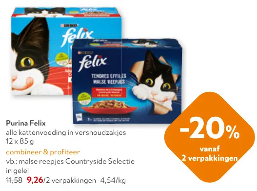 Promotie: Kattenvoeding in vershoudzakjes